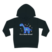 DINO-BUDDIES® - I'm a Dino-Star® with Patches (Apatosaurus) - Toddler Pullover Fleece Hoodie