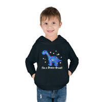 DINO-BUDDIES® - I'm a Dino-Star® with Patches (Apatosaurus) - Toddler Pullover Fleece Hoodie