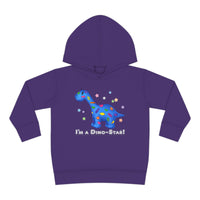 DINO-BUDDIES® - I'm a Dino-Star® with Patches (Apatosaurus) - Toddler Pullover Fleece Hoodie