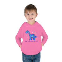 DINO-BUDDIES® - I'm a Dino-Star® with Patches (Apatosaurus) - Toddler Pullover Fleece Hoodie
