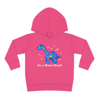 DINO-BUDDIES® - I'm a Dino-Star® with Patches (Apatosaurus) - Toddler Pullover Fleece Hoodie