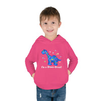 DINO-BUDDIES® - I'm a Dino-Star® with Patches (Apatosaurus) - Toddler Pullover Fleece Hoodie