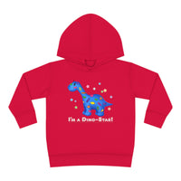 DINO-BUDDIES® - I'm a Dino-Star® with Patches (Apatosaurus) - Toddler Pullover Fleece Hoodie