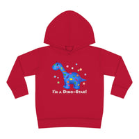 DINO-BUDDIES® - I'm a Dino-Star® with Patches (Apatosaurus) - Toddler Pullover Fleece Hoodie