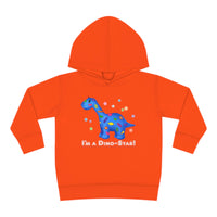 DINO-BUDDIES® - I'm a Dino-Star® with Patches (Apatosaurus) - Toddler Pullover Fleece Hoodie
