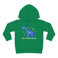 DINO-BUDDIES® - I'm a Dino-Star® with Patches (Apatosaurus) - Toddler Pullover Fleece Hoodie