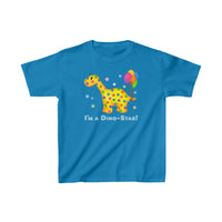 DINO-BUDDIES® - I'm a Dino-Star!® with Rollo (Apatosaurus) - Cute Dinosaur T-Shirt Youth