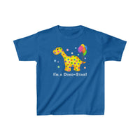 DINO-BUDDIES® - I'm a Dino-Star!® with Rollo (Apatosaurus) - Cute Dinosaur T-Shirt Youth
