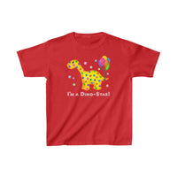 DINO-BUDDIES® - I'm a Dino-Star!® with Rollo (Apatosaurus) - Cute Dinosaur T-Shirt Youth