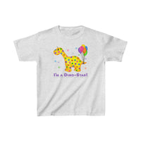 DINO-BUDDIES® - I'm a Dino-Star!® with Rollo (Apatosaurus) - Cute Dinosaur T-Shirt Youth