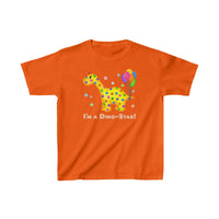 DINO-BUDDIES® - I'm a Dino-Star!® with Rollo (Apatosaurus) - Cute Dinosaur T-Shirt Youth