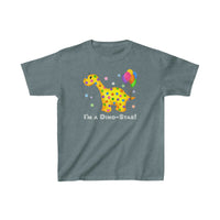 DINO-BUDDIES® - I'm a Dino-Star!® with Rollo (Apatosaurus) - Cute Dinosaur T-Shirt Youth