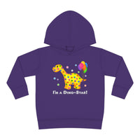 DINO-BUDDIES® - I'm a Dino-Star® with Rollo (Apatosaurus) - Toddler Pullover Fleece Hoodie