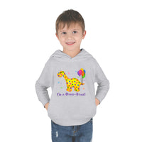 DINO-BUDDIES® - I'm a Dino-Star® with Rollo (Apatosaurus) - Toddler Pullover Fleece Hoodie