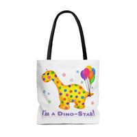 DINO-BUDDIES® - I'm a Dino-Star!® with Rollo (Apatosaurus) - Tote Bag (Gusseted)