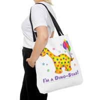 DINO-BUDDIES® - I'm a Dino-Star!® with Rollo (Apatosaurus) - Tote Bag (Gusseted)