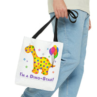 DINO-BUDDIES® - I'm a Dino-Star!® with Rollo (Apatosaurus) - Tote Bag (Gusseted)