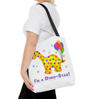 DINO-BUDDIES® - I'm a Dino-Star!® with Rollo (Apatosaurus) - Tote Bag (Gusseted)
