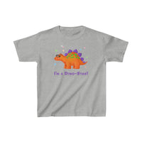 DINO-BUDDIES® - I'm a Dino-Star!® with Stanley (Stegosaurus) - Cute Dinosaur T-Shirt Youth