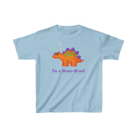 DINO-BUDDIES® - I'm a Dino-Star!® with Stanley (Stegosaurus) - Cute Dinosaur T-Shirt Youth