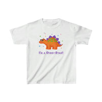 DINO-BUDDIES® - I'm a Dino-Star!® with Stanley (Stegosaurus) - Cute Dinosaur T-Shirt Youth