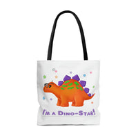 DINO-BUDDIES® - I'm a Dino-Star!® with Stanley (Stegosaurus) - Tote Bag (Gusseted)