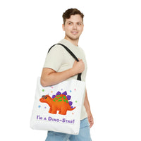 DINO-BUDDIES® - I'm a Dino-Star!® with Stanley (Stegosaurus) - Tote Bag (Gusseted)