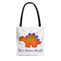 DINO-BUDDIES® - I'm a Dino-Star!® with Stanley (Stegosaurus) - Tote Bag (Gusseted)