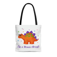 DINO-BUDDIES® - I'm a Dino-Star!® with Stanley (Stegosaurus) - Tote Bag (Gusseted)