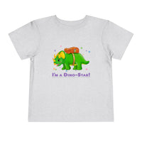 DINO-BUDDIES® - I'm a Dino-Star!® with Trey (Triceratops) - Cute Dinosaur T-Shirt Toddler