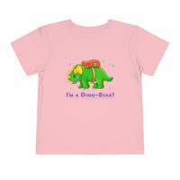 DINO-BUDDIES® - I'm a Dino-Star!® with Trey (Triceratops) - Cute Dinosaur T-Shirt Toddler