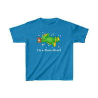 DINO-BUDDIES® - I'm a Dino-Star!® with Trey (Triceratops) - Cute Dinosaur T-Shirt Youth