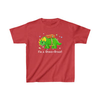 DINO-BUDDIES® - I'm a Dino-Star!® with Trey (Triceratops) - Cute Dinosaur T-Shirt Youth