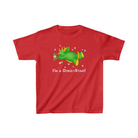 DINO-BUDDIES® - I'm a Dino-Star!® with Trey (Triceratops) - Cute Dinosaur T-Shirt Youth