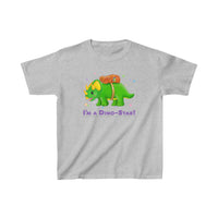 DINO-BUDDIES® - I'm a Dino-Star!® with Trey (Triceratops) - Cute Dinosaur T-Shirt Youth
