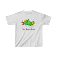 DINO-BUDDIES® - I'm a Dino-Star!® with Trey (Triceratops) - Cute Dinosaur T-Shirt Youth