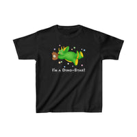 DINO-BUDDIES® - I'm a Dino-Star!® with Trey (Triceratops) - Cute Dinosaur T-Shirt Youth