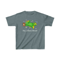 DINO-BUDDIES® - I'm a Dino-Star!® with Trey (Triceratops) - Cute Dinosaur T-Shirt Youth