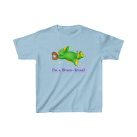 DINO-BUDDIES® - I'm a Dino-Star!® with Trey (Triceratops) - Cute Dinosaur T-Shirt Youth