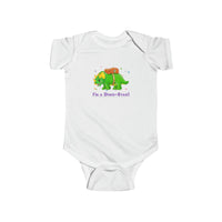 DINO-BUDDIES® - I'm a Dino-Star® with Trey (Triceratops) - Infant Fine Jersey Bodysuit