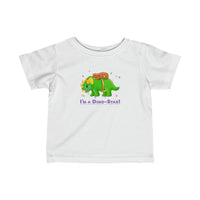 DINO-BUDDIES® - I'm a Dino-Star® with Trey (Triceratops) - Infant Fine Jersey Tee