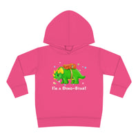 DINO-BUDDIES® - I'm a Dino-Star® with Trey (Triceratops)- Toddler Pullover Fleece Hoodie