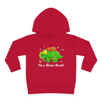 DINO-BUDDIES® - I'm a Dino-Star® with Trey (Triceratops)- Toddler Pullover Fleece Hoodie