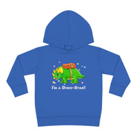 DINO-BUDDIES® - I'm a Dino-Star® with Trey (Triceratops)- Toddler Pullover Fleece Hoodie