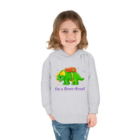 DINO-BUDDIES® - I'm a Dino-Star® with Trey (Triceratops)- Toddler Pullover Fleece Hoodie