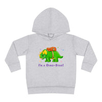 DINO-BUDDIES® - I'm a Dino-Star® with Trey (Triceratops)- Toddler Pullover Fleece Hoodie
