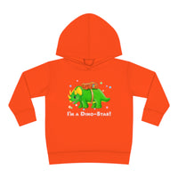 DINO-BUDDIES® - I'm a Dino-Star® with Trey (Triceratops)- Toddler Pullover Fleece Hoodie