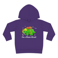 DINO-BUDDIES® - I'm a Dino-Star® with Trey (Triceratops)- Toddler Pullover Fleece Hoodie