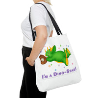DINO-BUDDIES® - I'm a Dino-Star!® with Trey (Triceratops) - Tote Bag (Gusseted)