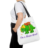 DINO-BUDDIES® - I'm a Dino-Star!® with Trey (Triceratops) - Tote Bag (Gusseted)